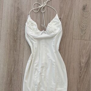 Princess Polly white midi dress NWT